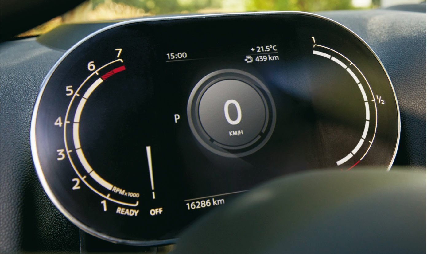 Combiné d'instruments numérique MINI